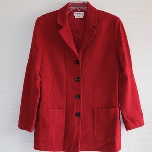 Olsen Collection Vintage Women's Red Jacket